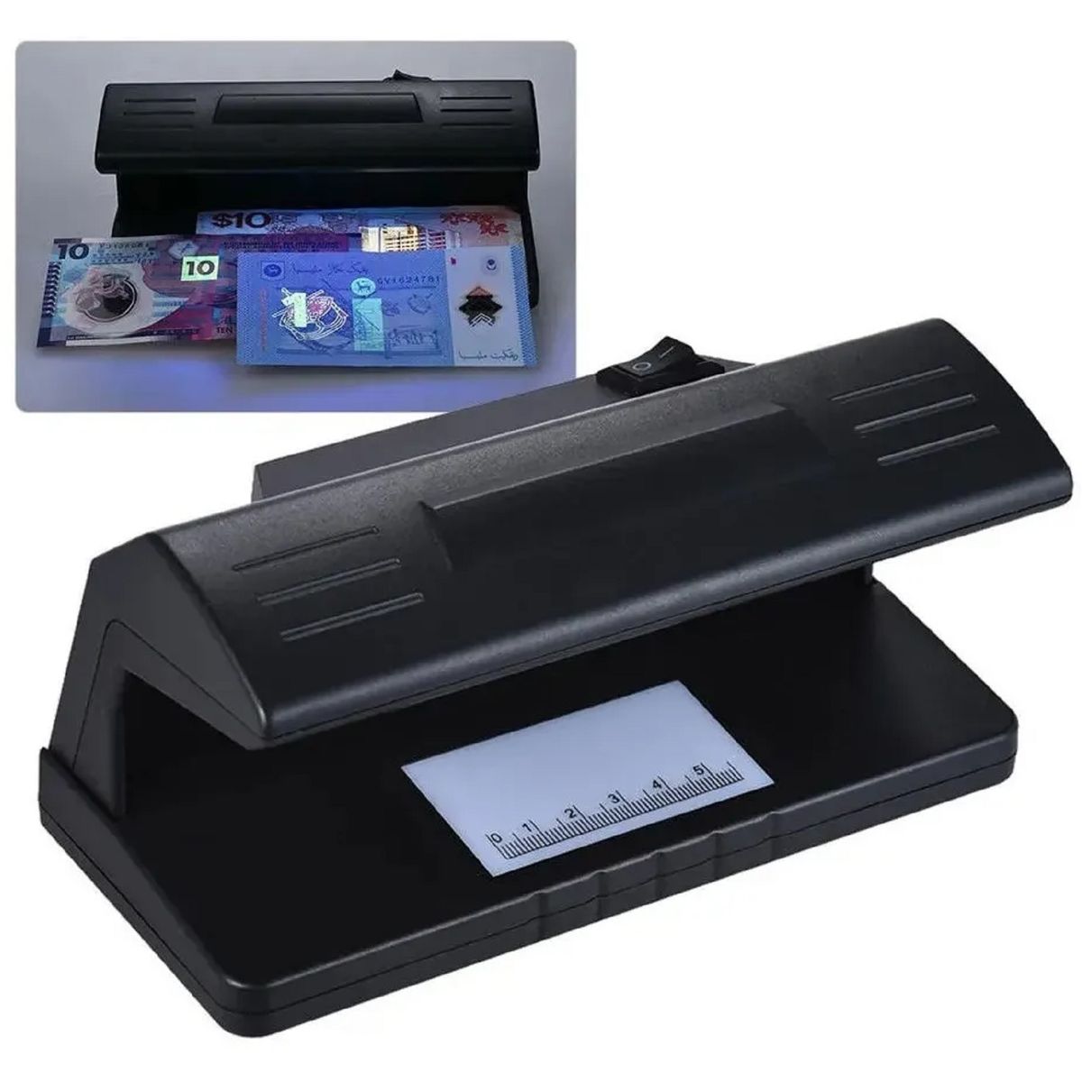 GENERICO - Maquina Detector Billetes Falsos Luz Uv 4w Portátil X L