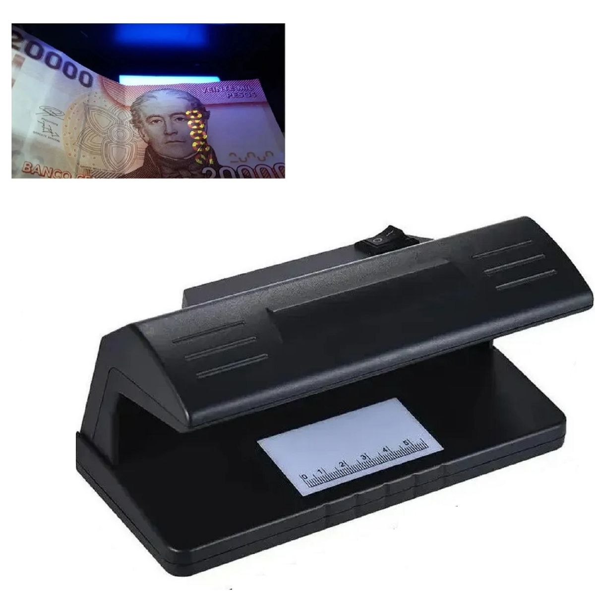 GENERICO - Maquina Detector Billetes Falsos Luz Uv 4w Portátil X L