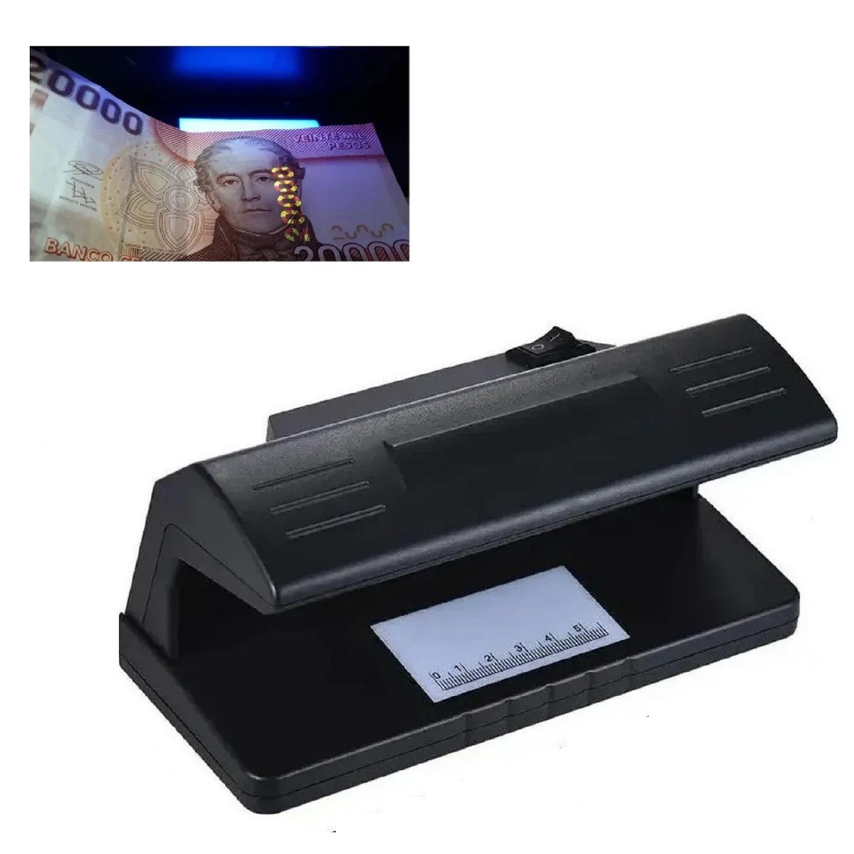 GENERICO - Maquina Detector Billetes Falsos Luz Uv 4w Portátil X L