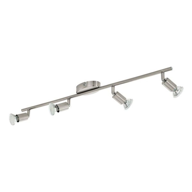 EGLO - Foco Sobrepuesto BUZZ-LED acero GU10 incluida 4X3W Cód92598