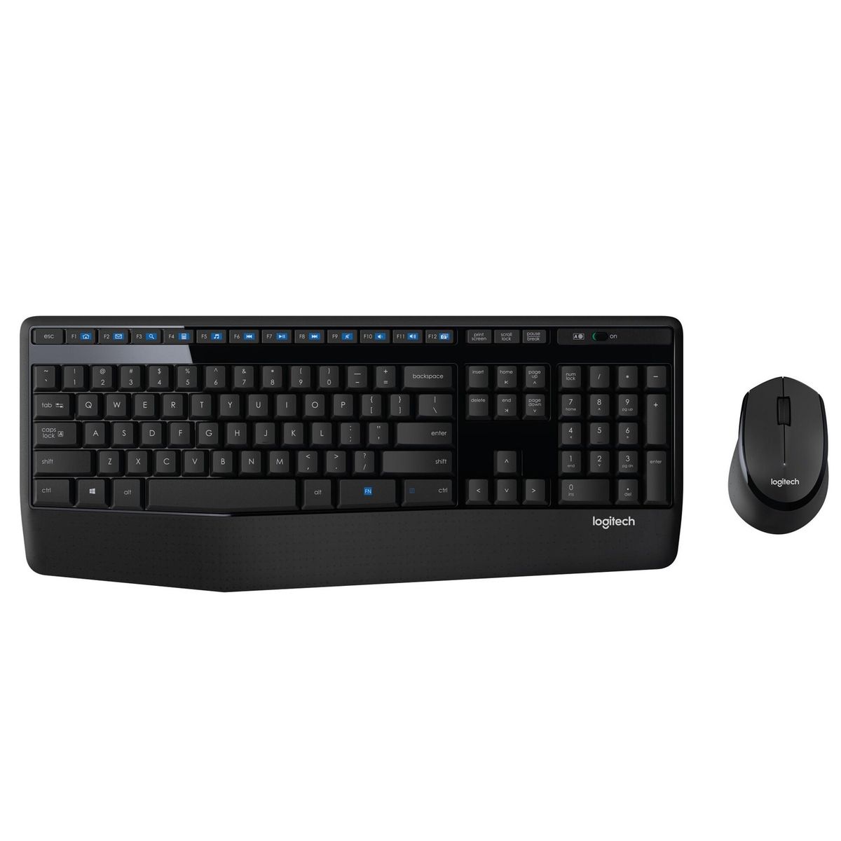 LOGITECH - Kit Teclado y Mouse Logitech MK345 Inalambrico Negro
