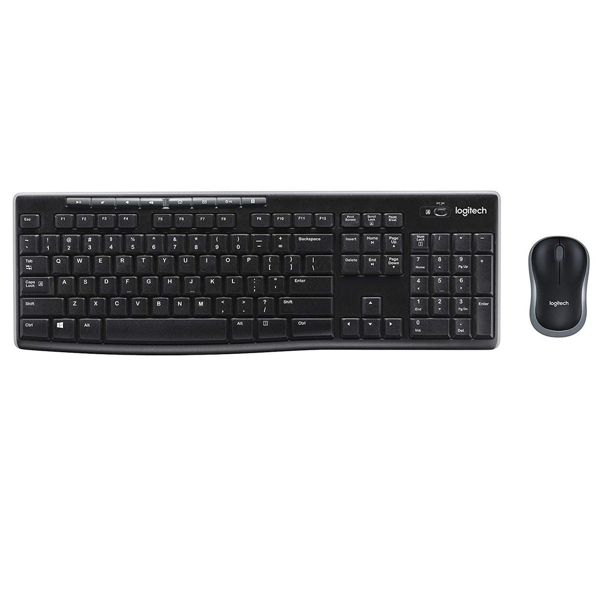 LOGITECH - Teclado y Mouse Logitech Inalambrico MK270 Antiderrame