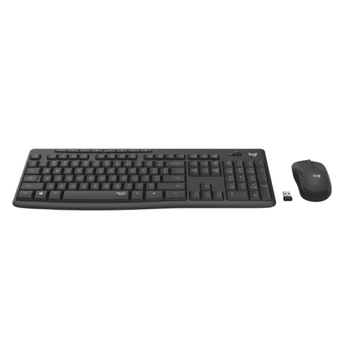 LOGITECH - Kit Teclado y Mouse Logitech MK295 Silent Inalambrico