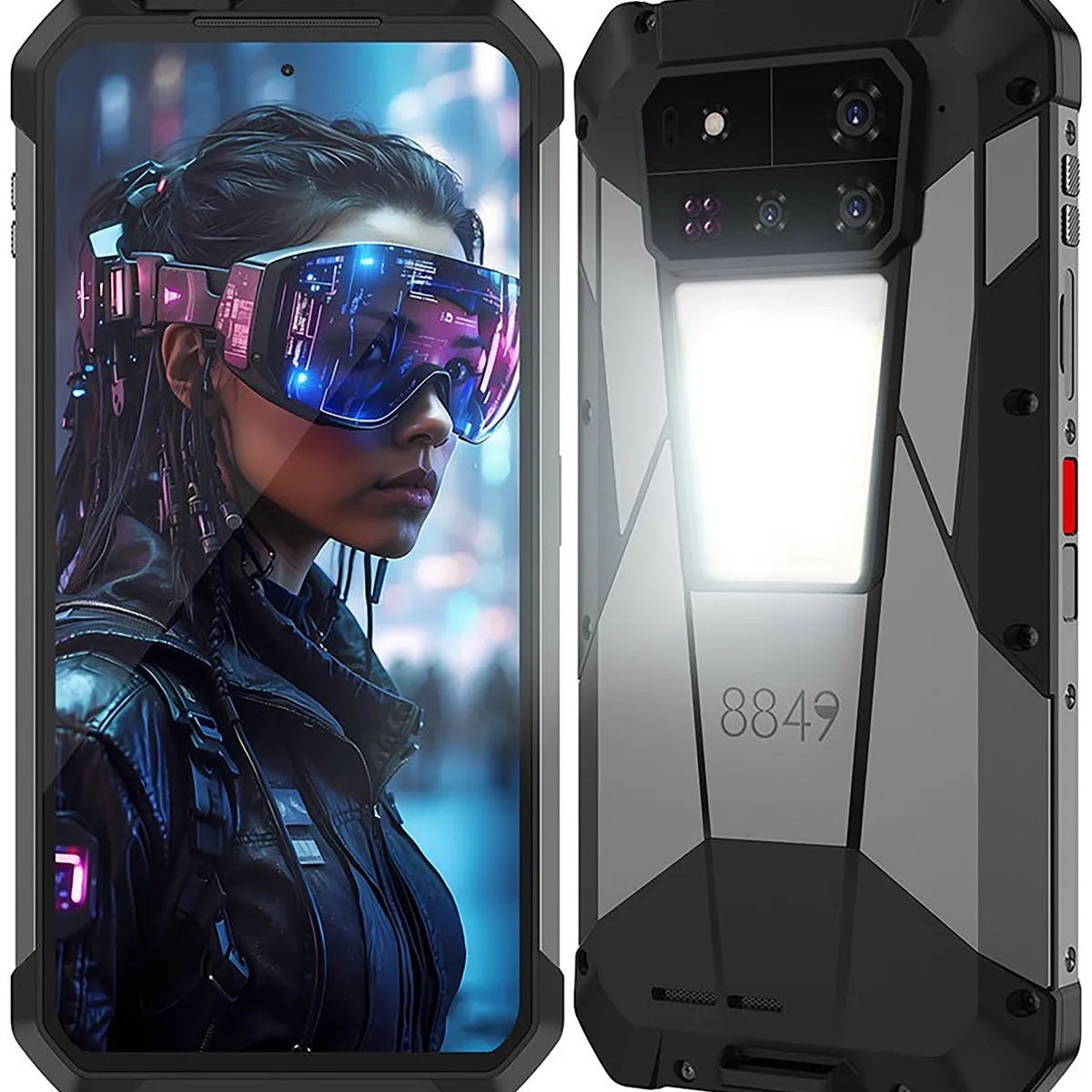 UNIHERTZ - Unihertz 8849 Tank 4 Pro Rugerizado con proyector 720p