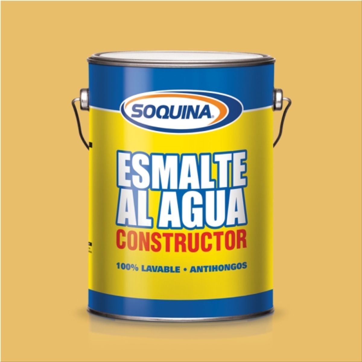 SOQUINA - Esmalte al agua Constructor satín Melón 1 gal