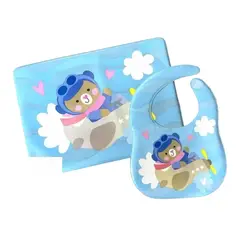 GENERICO - Individual Alimentacion Para Bebes Y Niños Con Babero