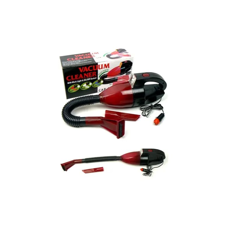 GENERICO - Aspiradora De Auto Portátil Conector De Auto Y Linterna 12v