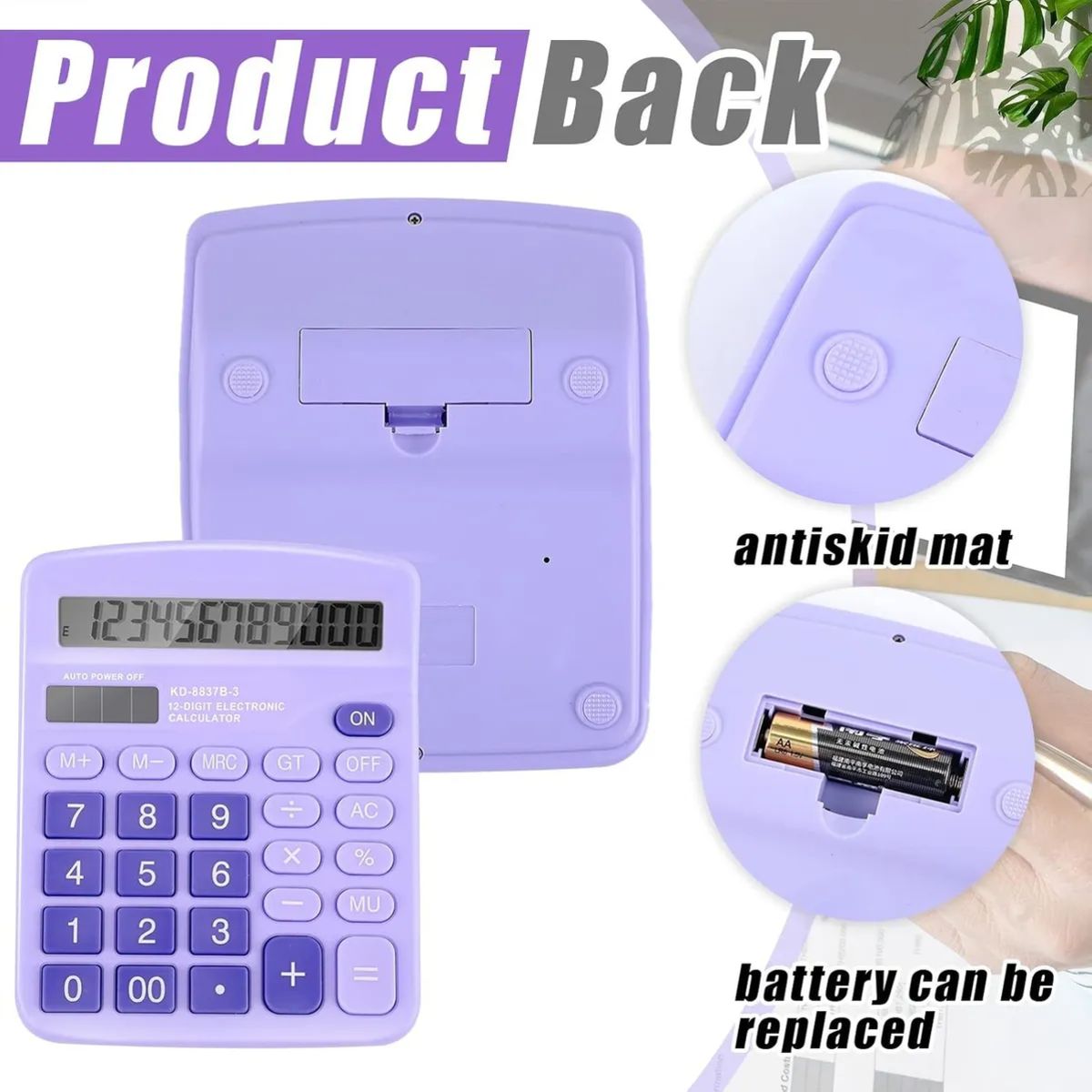 GENERICO - Calculadora De 12 Dígitos De Escritorio