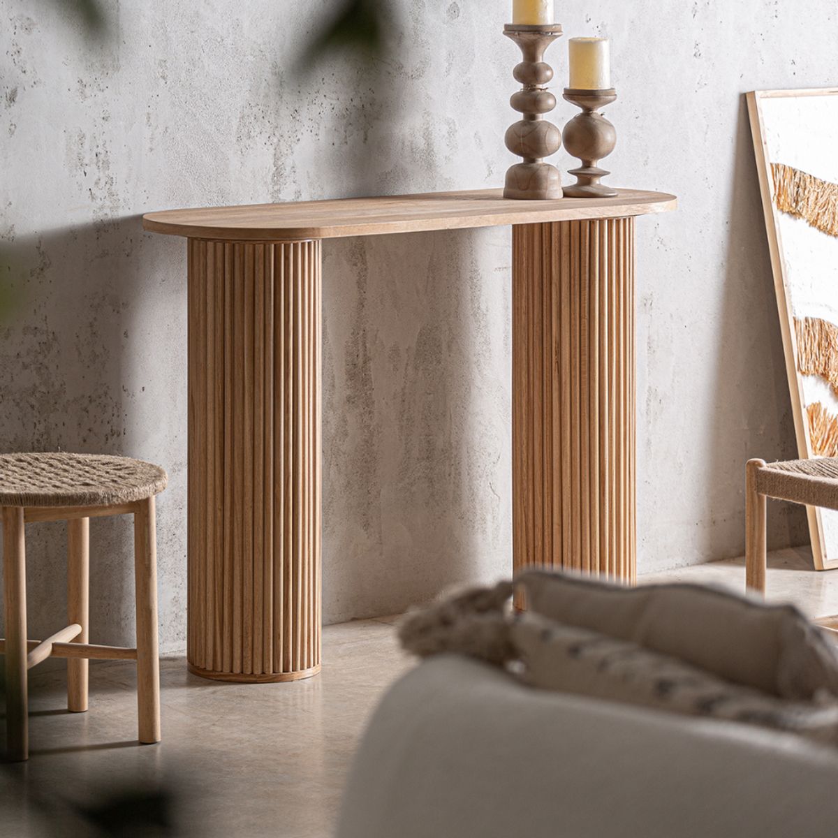 SPACEZAT - Mueble Recibidor Arrimo Alistonado Mikkeli