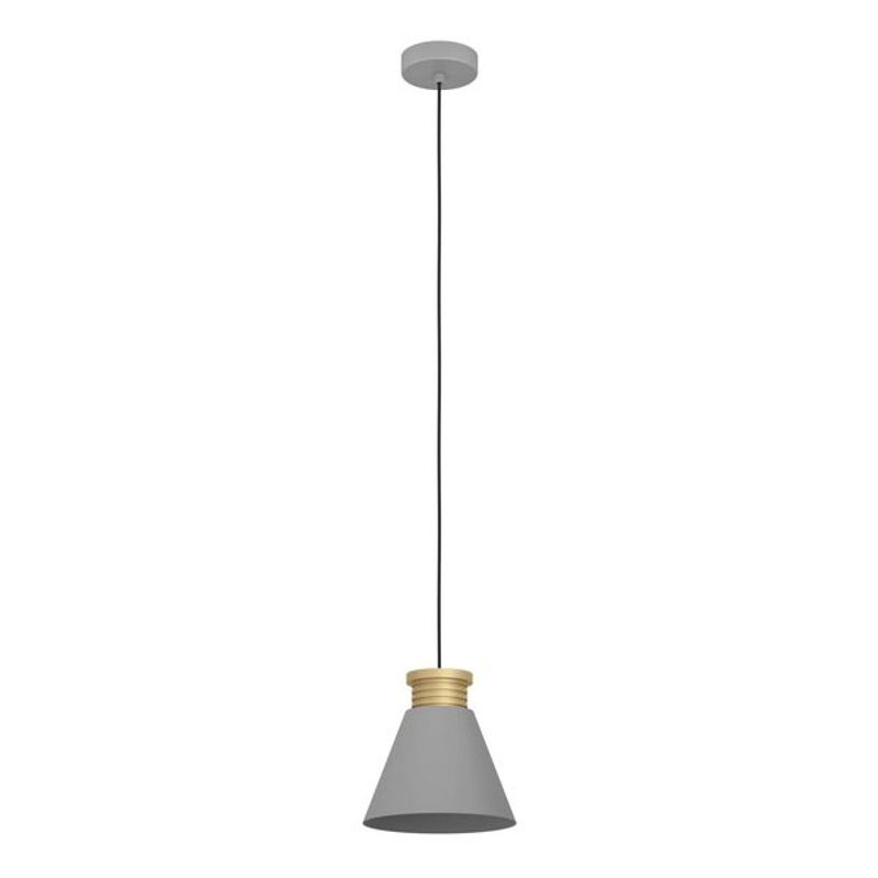 EGLO - Lámpara Colgante Twicken acero E27 1X40W Cód43838