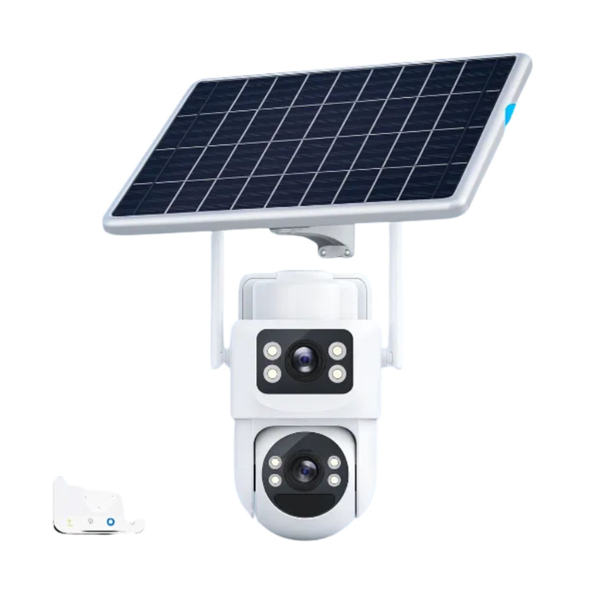 GENERICO - Cámara Solar 4G 8MP 4K PTZ Yoosee Doble Lente Exterior