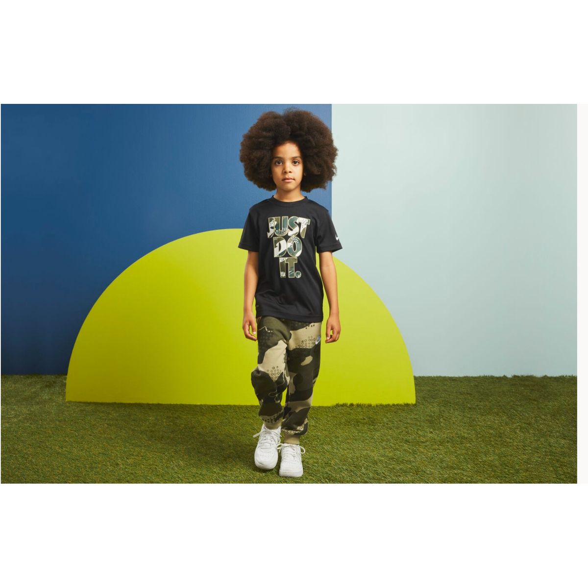 NIKE - POLERA NIKE KIDS CAMO DRI-FIT