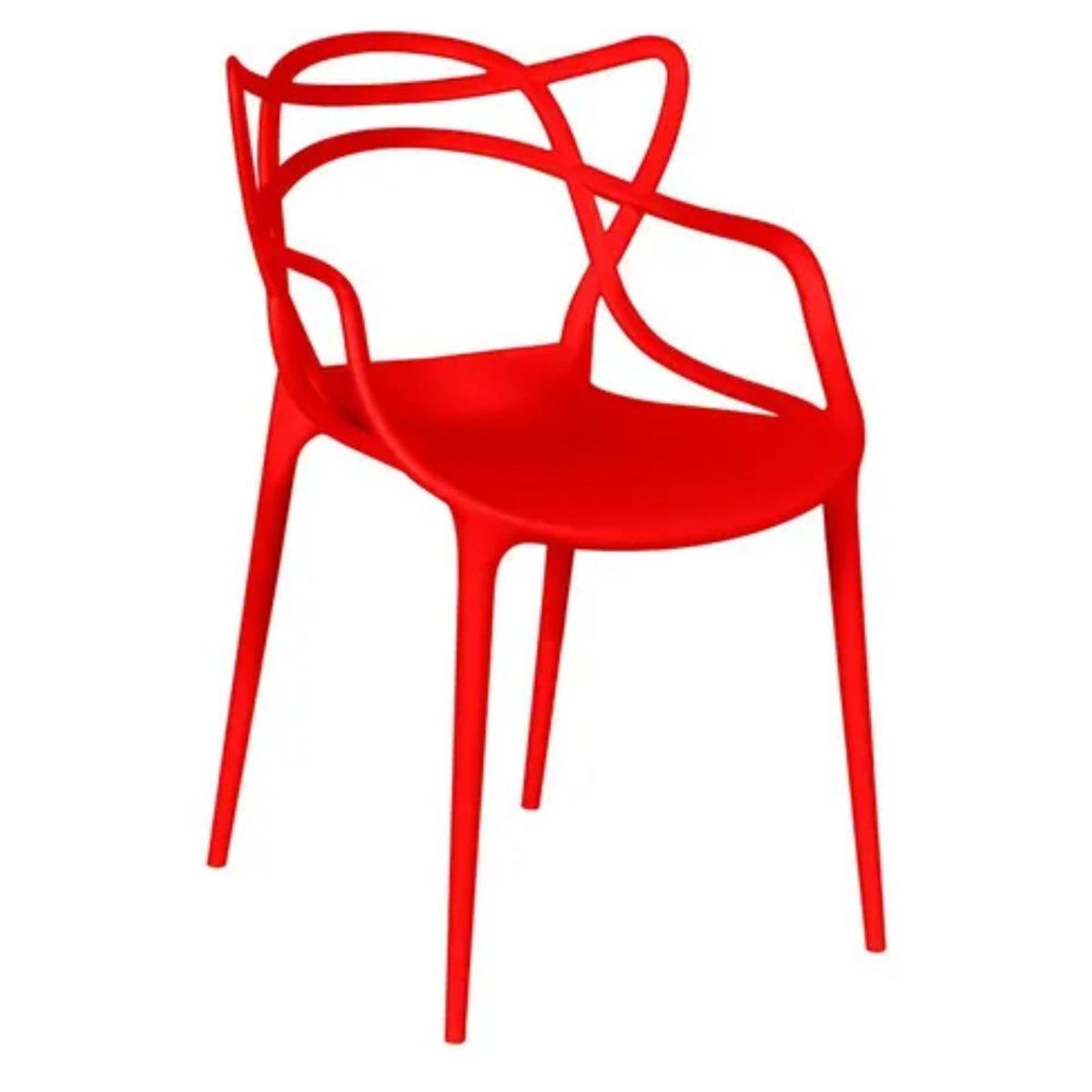 HABITA2 CHILE - SILLA MASTER POLIPROPILENO ROJA