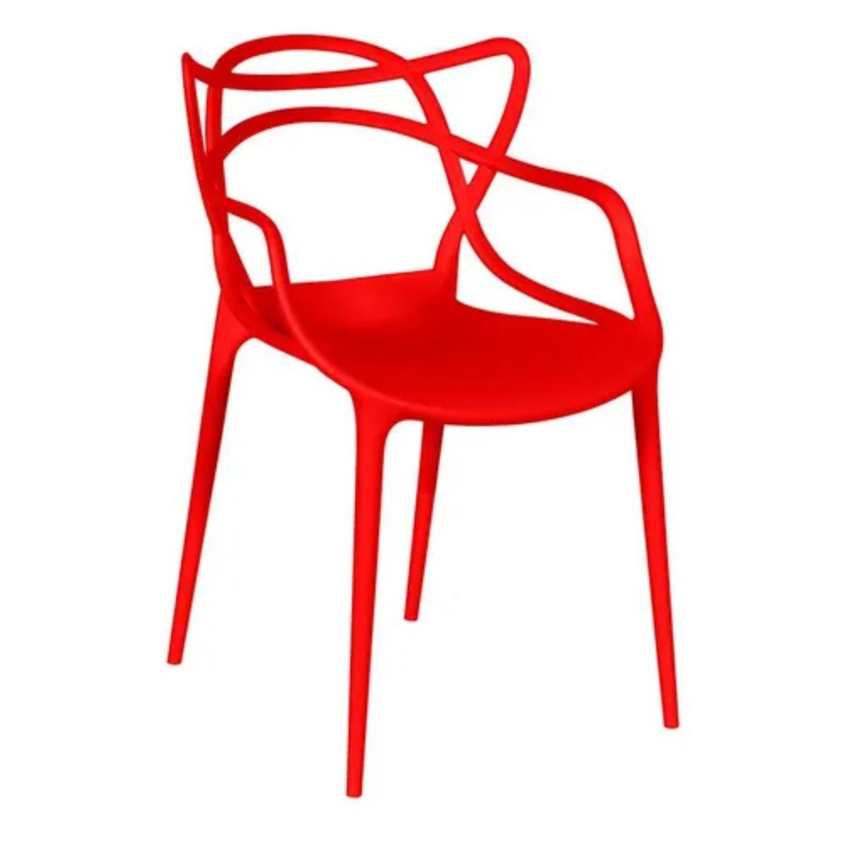 HABITA2 CHILE - SILLA MASTER POLIPROPILENO ROJA