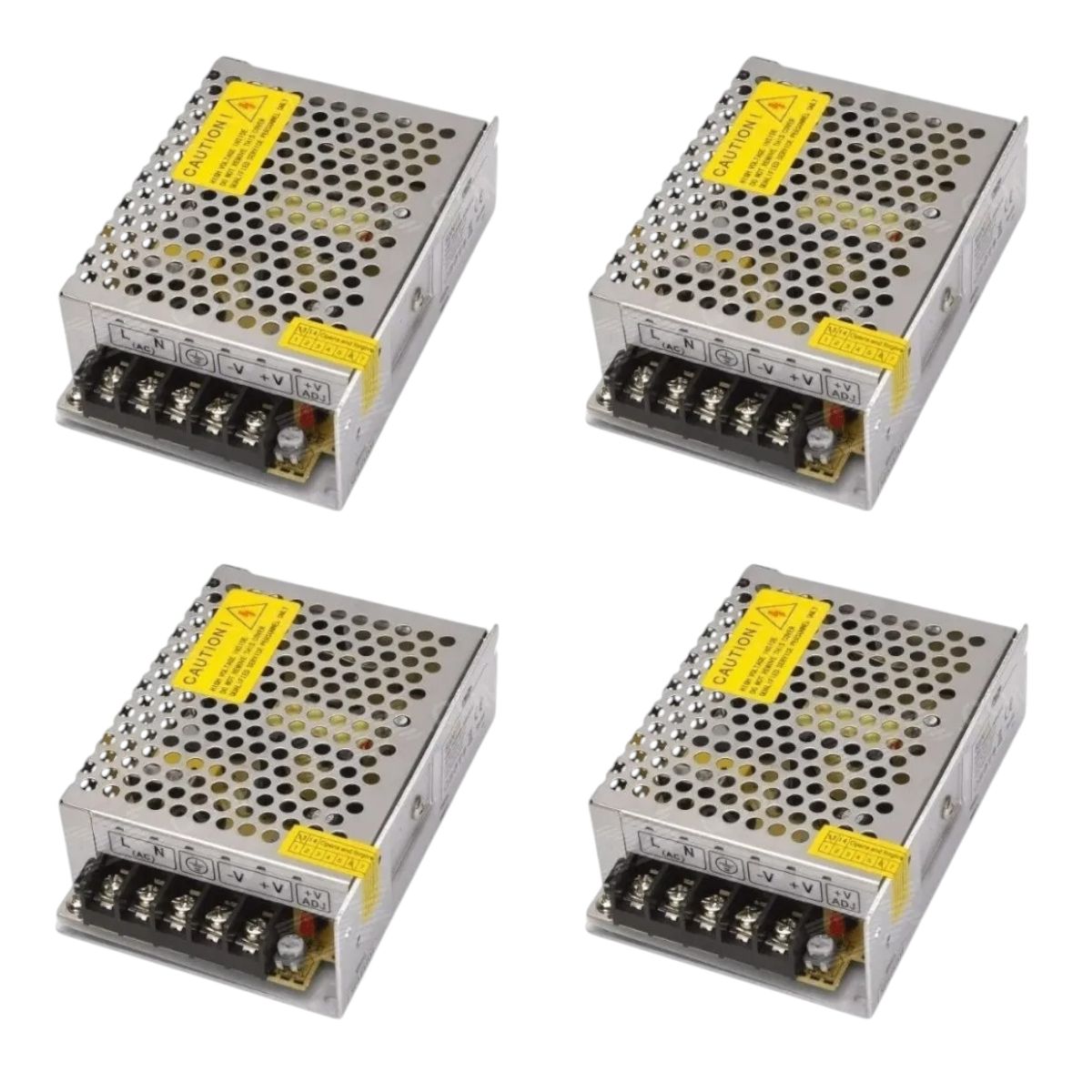 WANT - 4 Fuentes de Poder 12V 5A 60W IP20