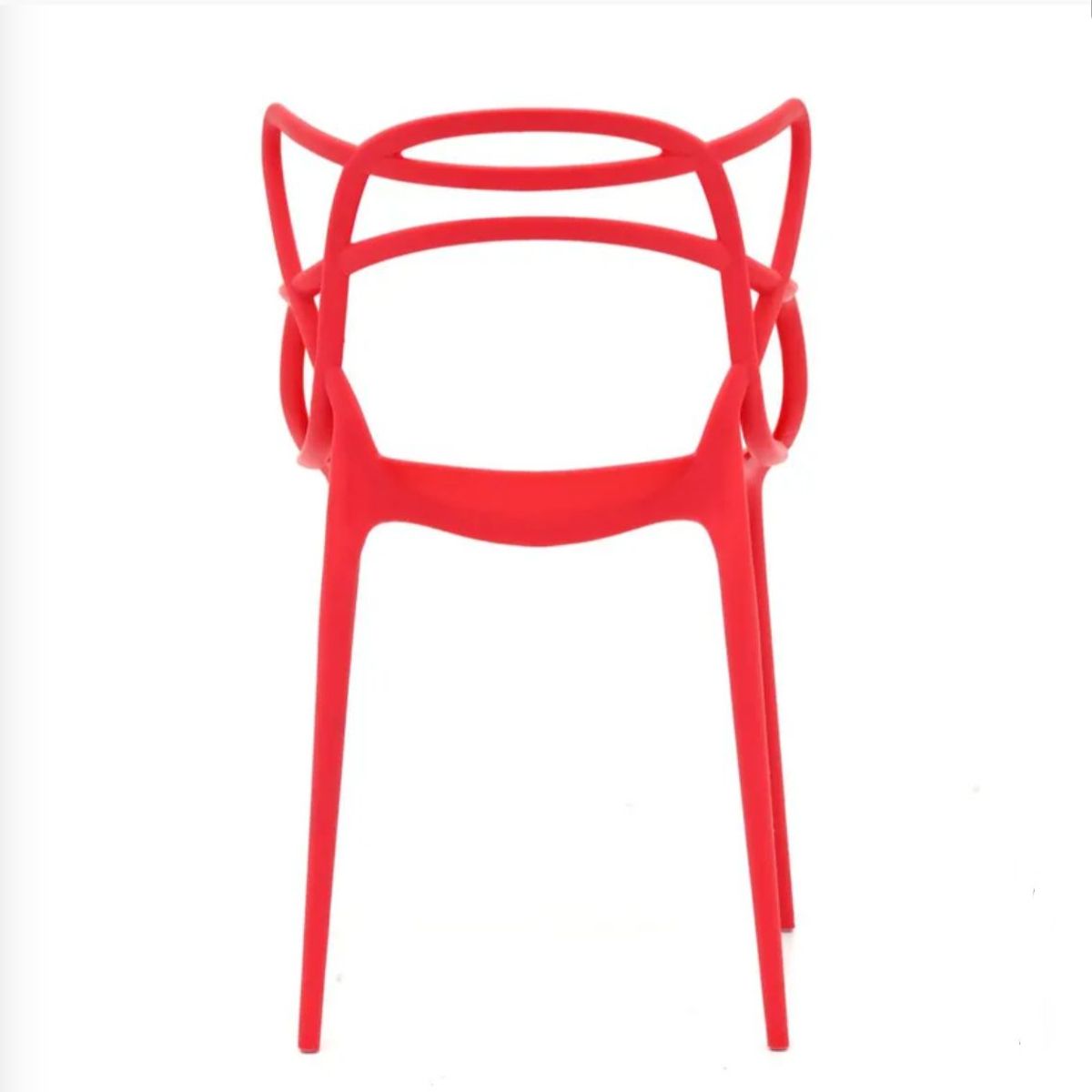 HABITA2 CHILE - PACK 2 SILLA MASTER POLIPROPILENO ROJA