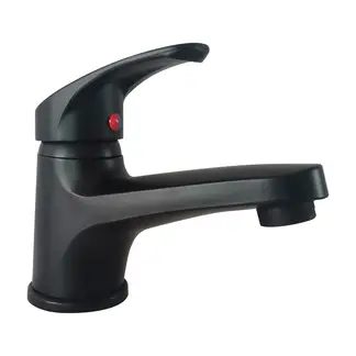 DUSCHY - MONOMANDO EKO MATTE BLACK LAVATORIO ABS