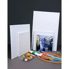 GENERICO - Bastidor De Madera Lienzo De Tela Pintura Blanco