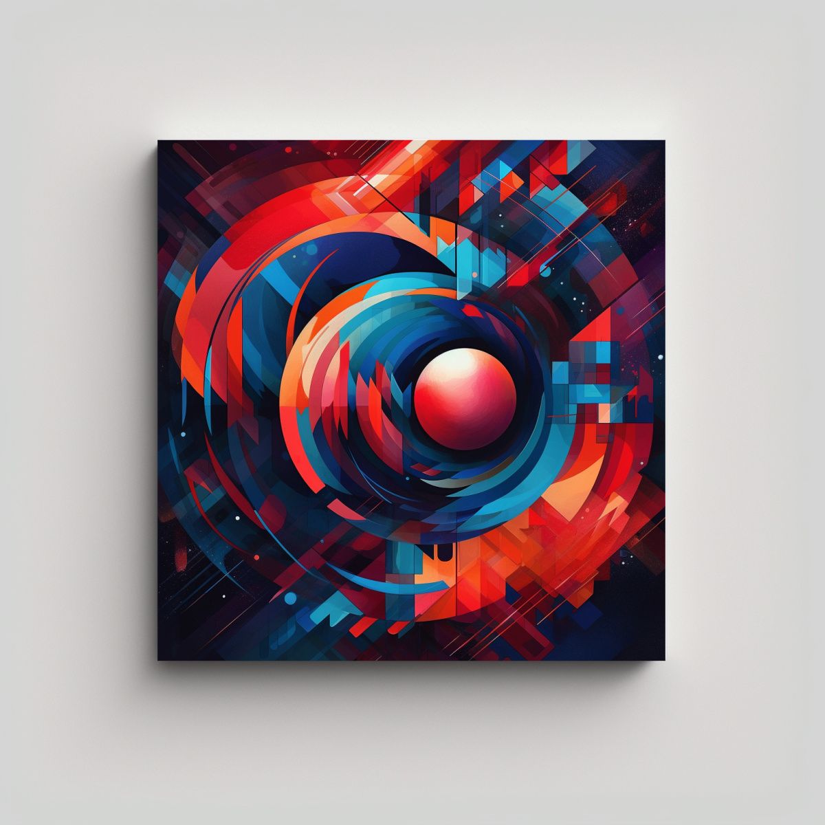 GENERICO - Pinturas Decorativas Abstractas Y Geométricas De 70x70 Cm