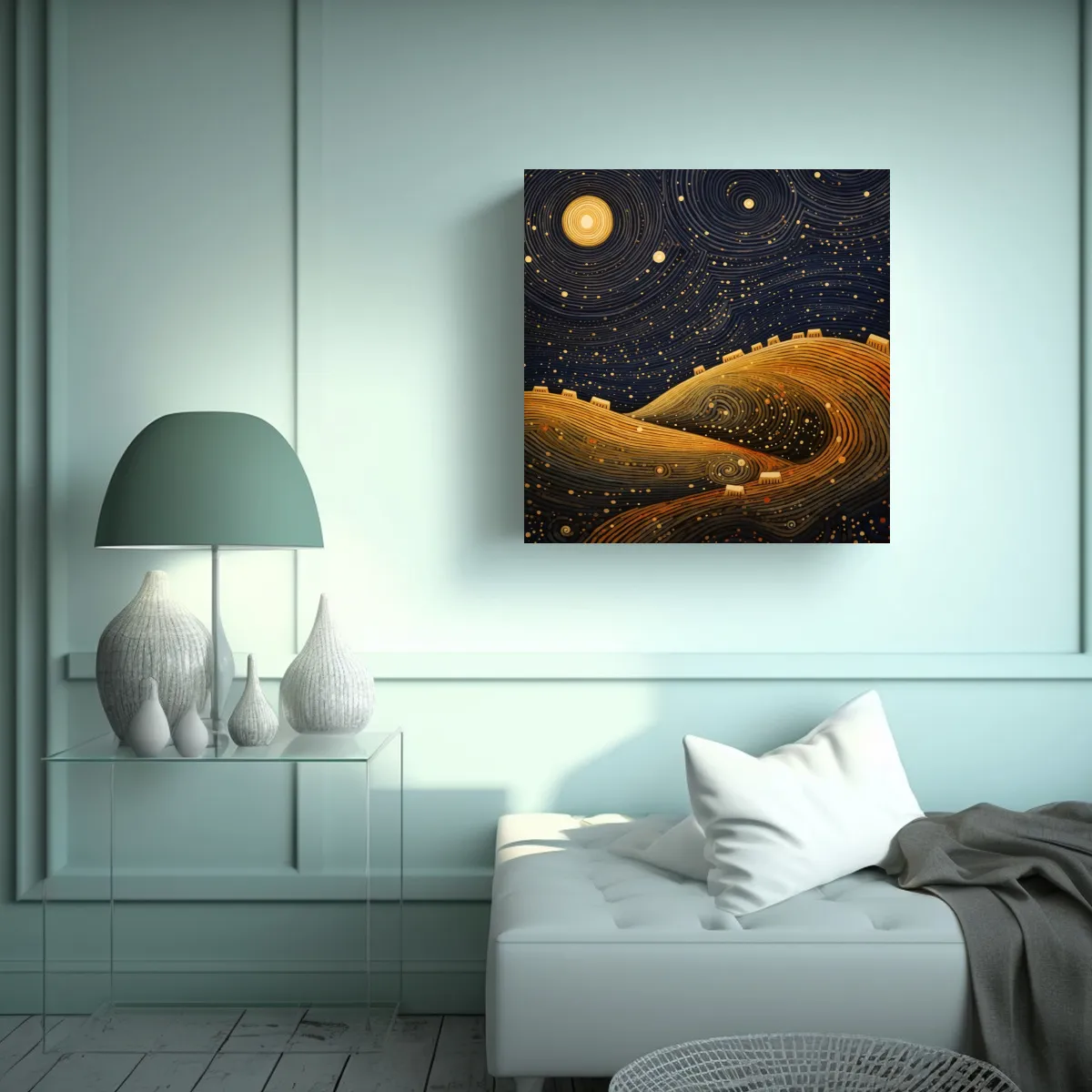GENERICO - Pintura En Bastidor Con Tonos Equilibrados De La 80x80 Cm