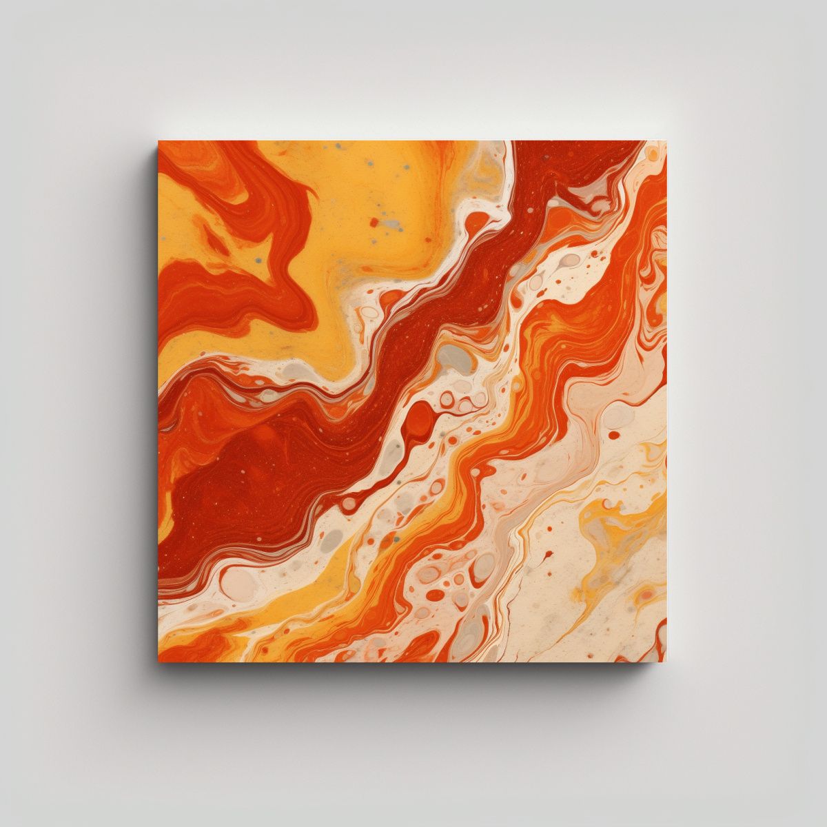 GENERICO - Pinturas De Decoración Con Patrón De Mármol 80x80 Cm