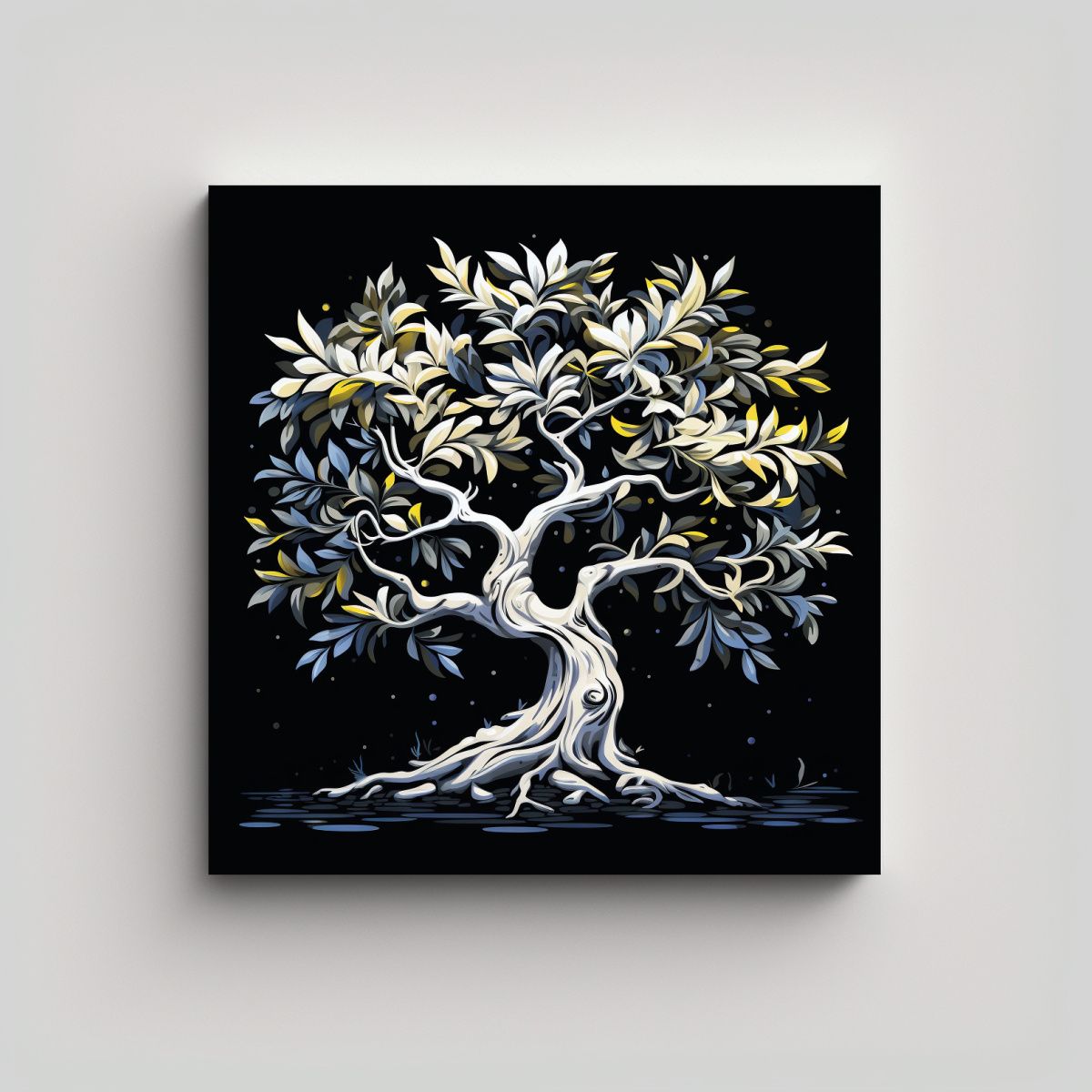 GENERICO - Pintura Decorativa De Un Lienzo Moderno Que 80x80 Cm