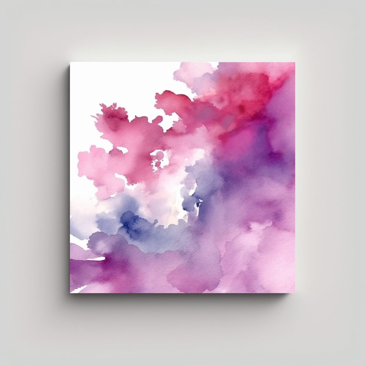 GENERICO - Pintura En Tinta Y Acuarela Con Finas Líneas Y 90x90 Cm