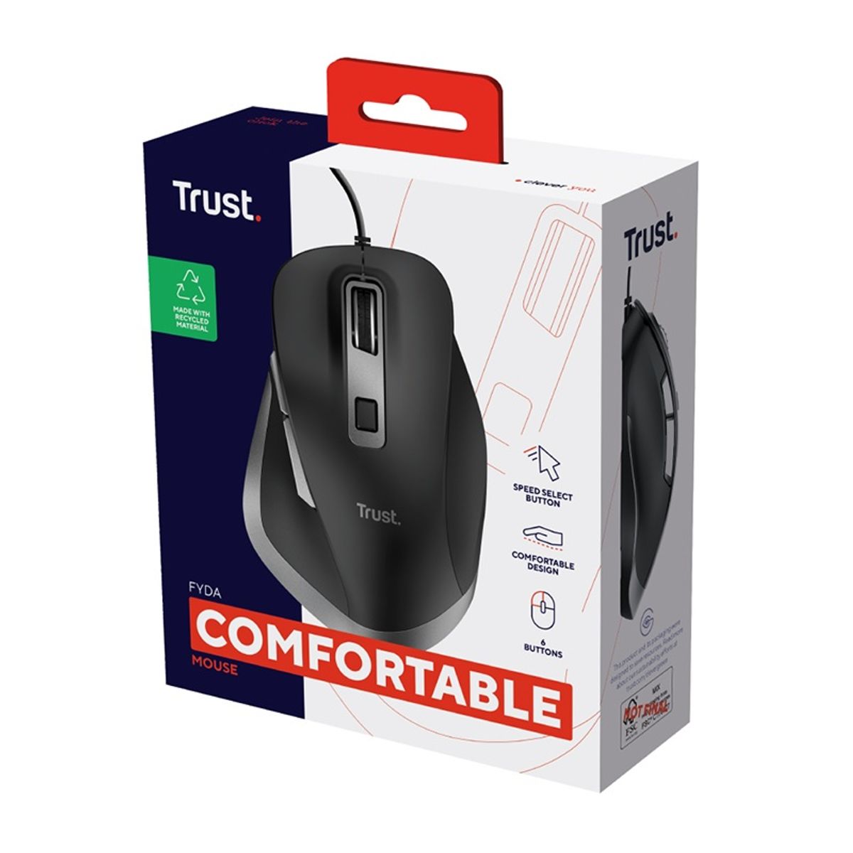 TRUST - Mouse Usb Ergonómico Trust  Enterprise Edition
