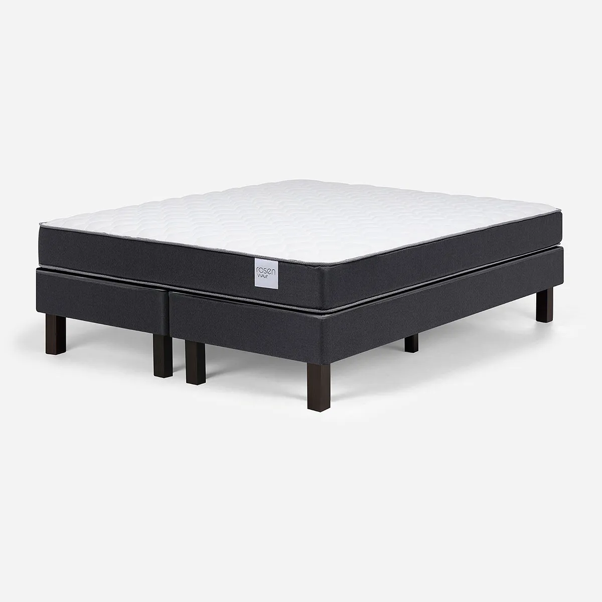 ROSEN - Cama Europea Wave 2 Plazas Base Dividida 150 x 190 cm