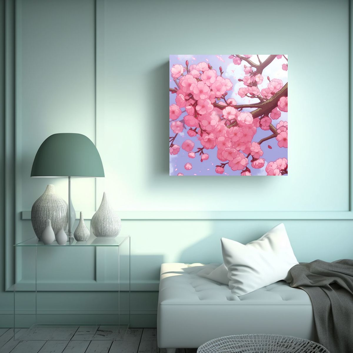 GENERICO - Decoración Temática Tela En Bastidor Para 70x70 Cm