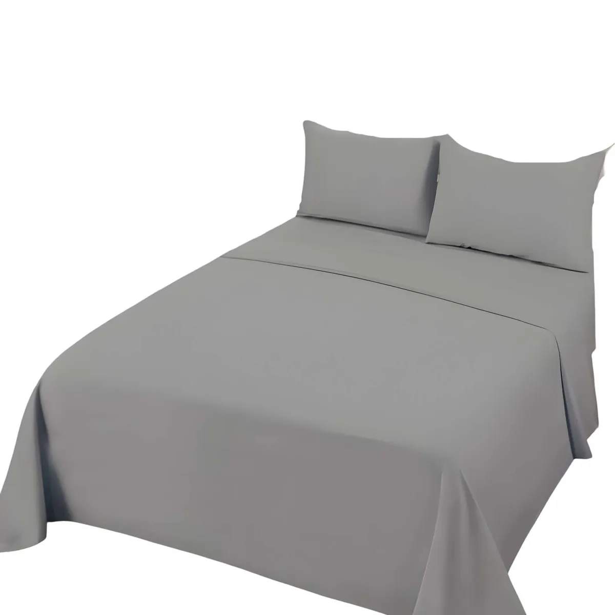 GENERICO - JUEGO DE SABANAS SUPERKING GRIS