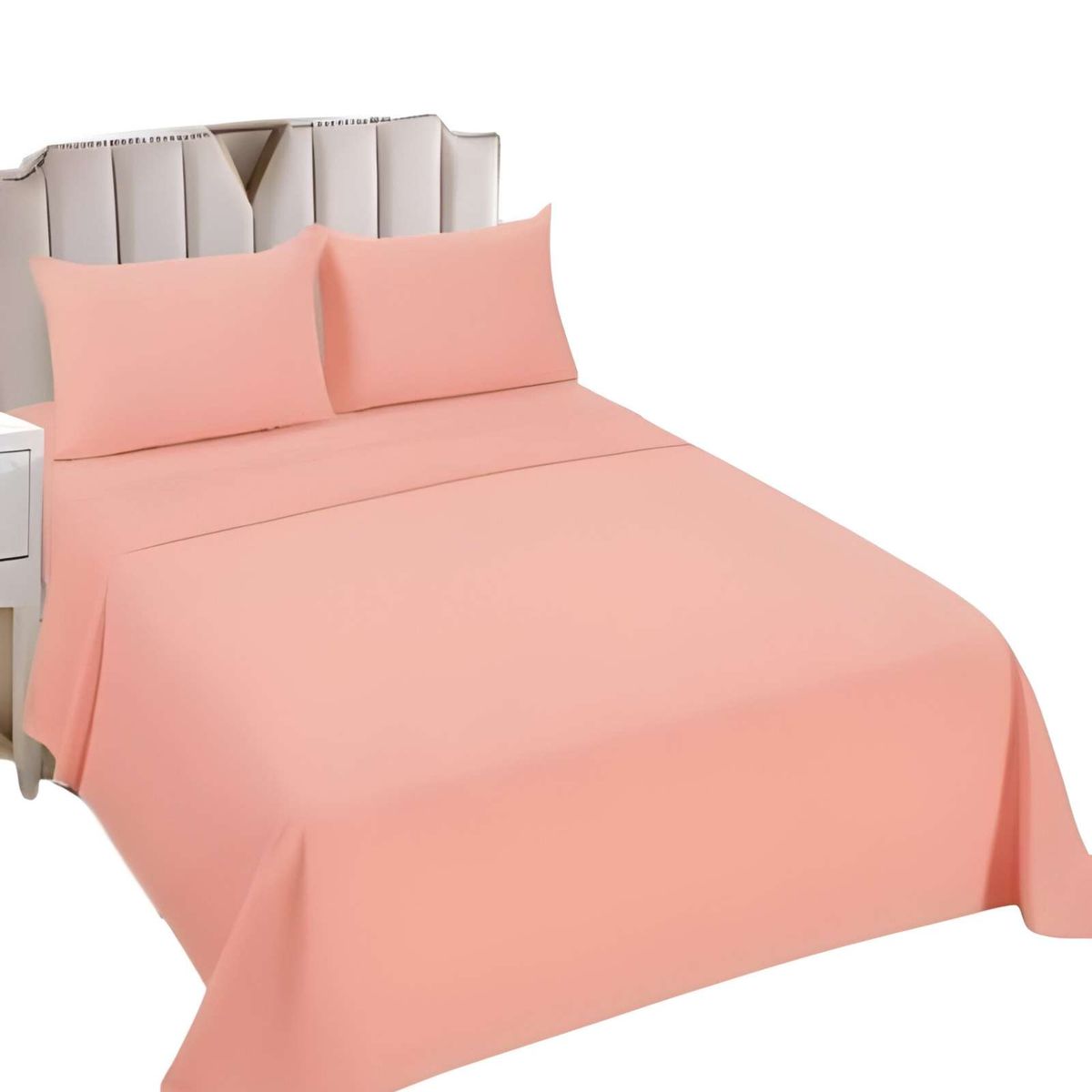 GENERICO - JUEGO DE SABANAS SUPERKING SALMON