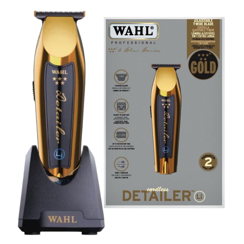 WAHL - Maquina Cortapelo Wahl Cordless Detailer Li Gold Inalambrica
