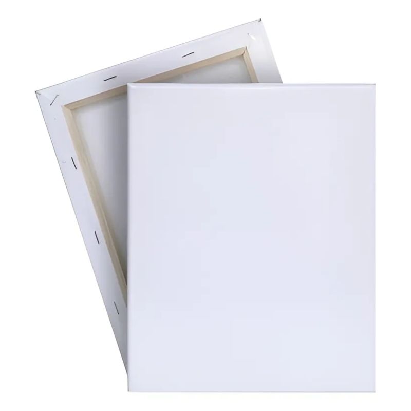 GENERICO - Bastidor De Madera Lienzo De Tela Pintura Blanco