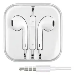 GENERICO - Pack 2 Auriculares profesionales con cable color blanco