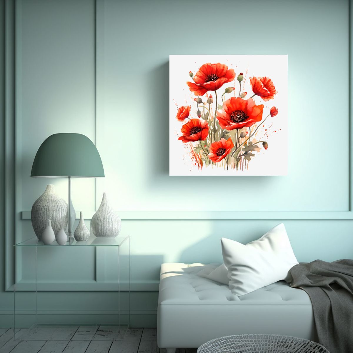 GENERICO - Arte De Pared Moderno Con Detalles HD En Clipart 70x70 Cm