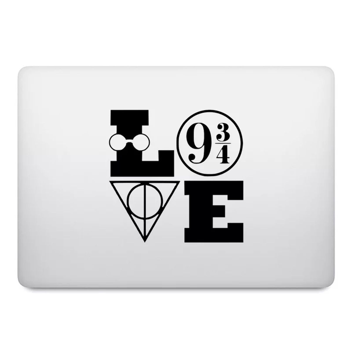 GENERICO - Sticker Decorativo Para Notebook love Harry Potter Adhesivo