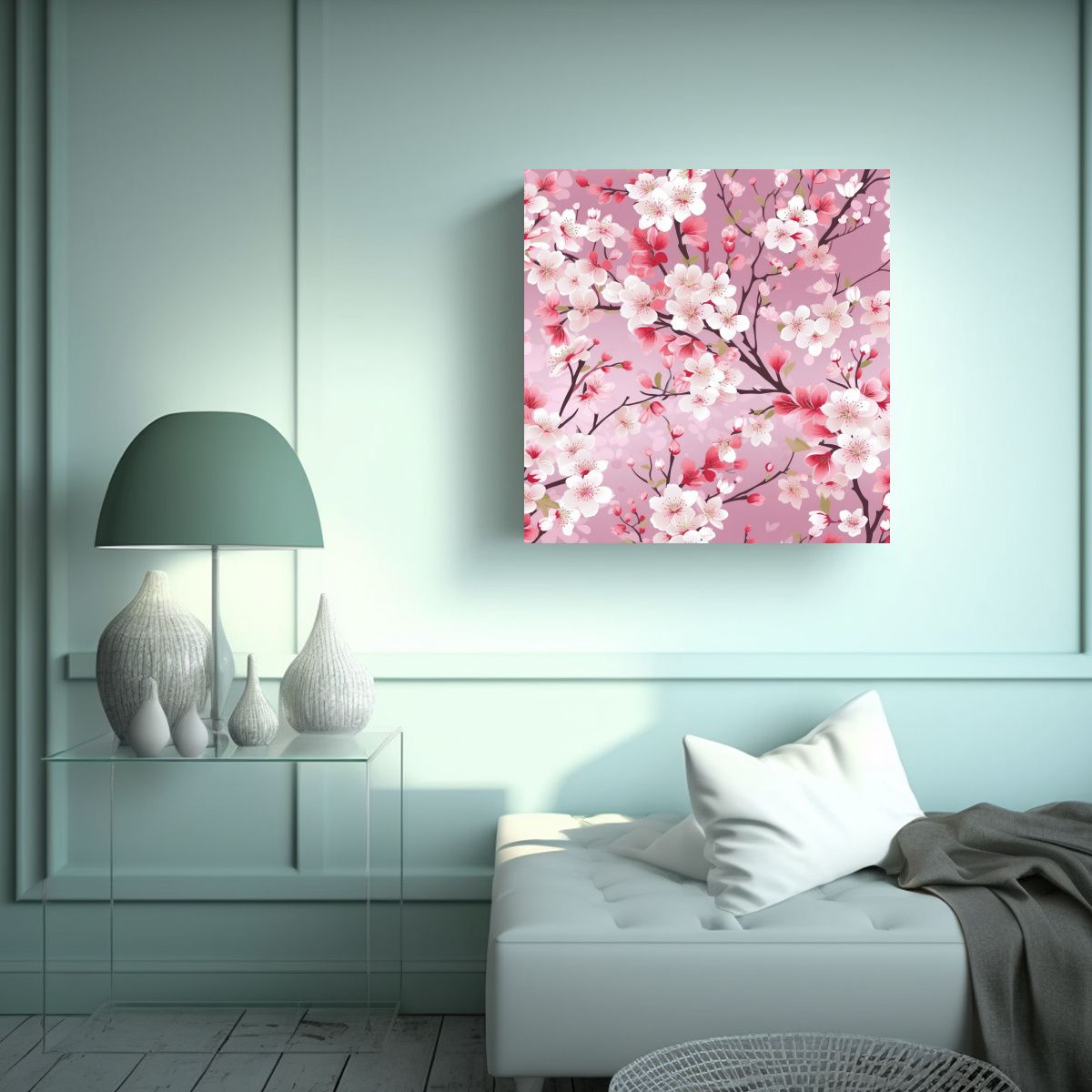 GENERICO - Belleza De Canva Ilustración De Delicadas 70x70 Cm