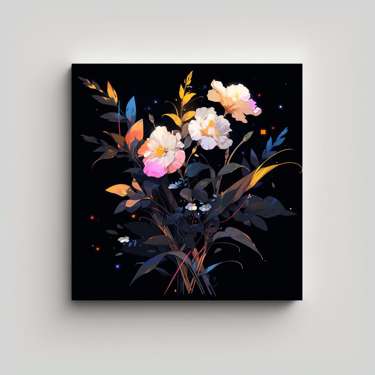 GENERICO - Pinturas Decorativas Arte Calidos Reflejo En 90x90 Cm