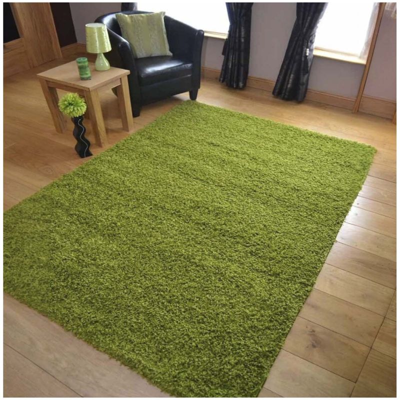 GENERICO - Alfombra Shaggy de Polipropileno 190x240 Barcelona - Verde