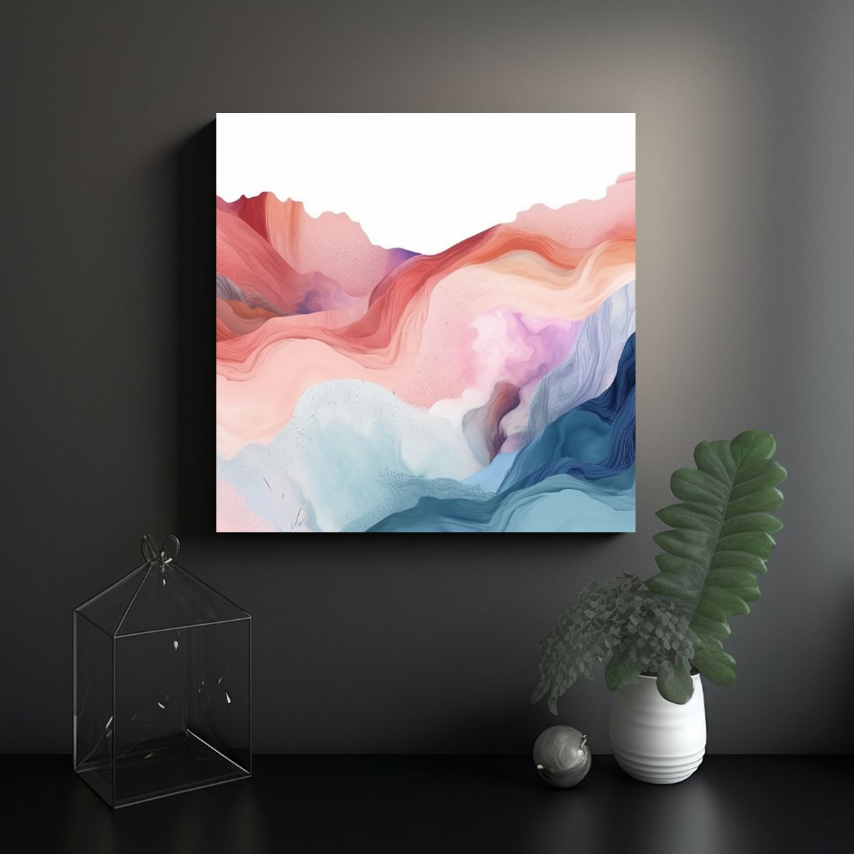 GENERICO - Lienzo Diseño Bonito Para Banner De YouTube Con 70x70 Cm