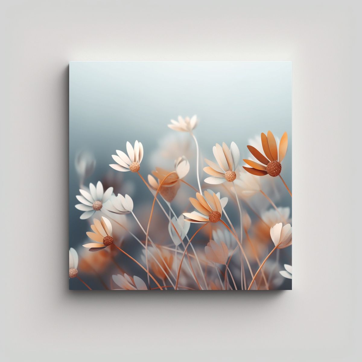 GENERICO - Ilustración Abstracta Con Chamomile En Exclusiva 90x90 Cm