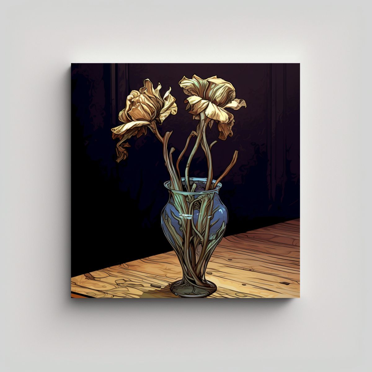 GENERICO - Composición Rota Movimiento Simétrico En 90x90 Cm