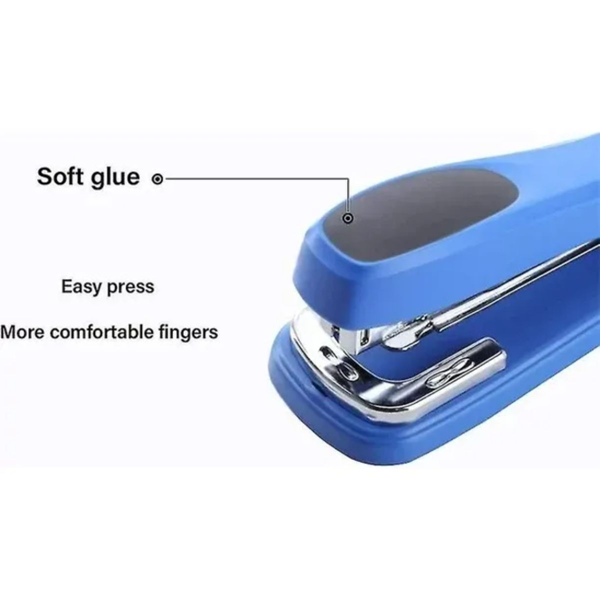 GENERICO - Grapadora De Escritorio Giratoria Grapas Lisas