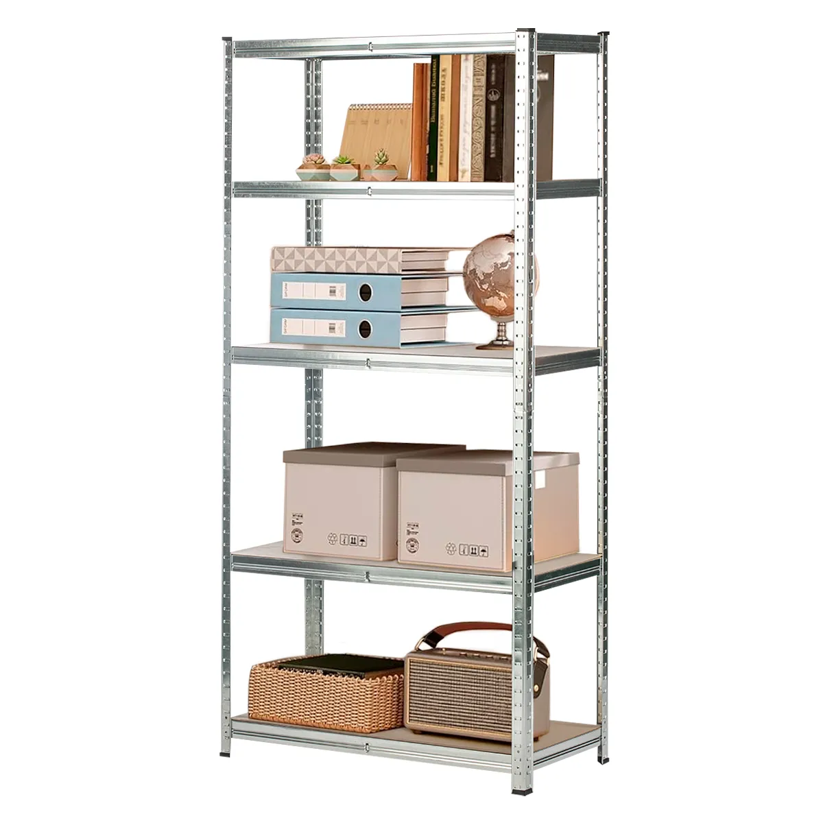 DECOTEAM - Estante Rack Metálico DecoTeam 5 Estantes 180 x 90 x 40