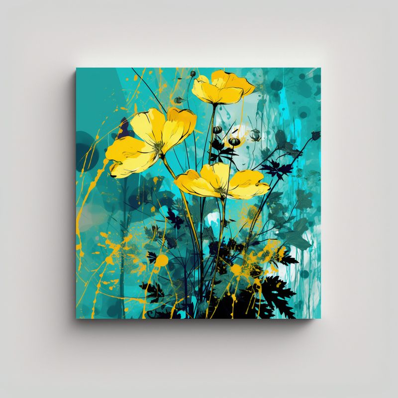 GENERICO - Pinturas Decorativas De Naturaleza Viva A 80x80 Cm