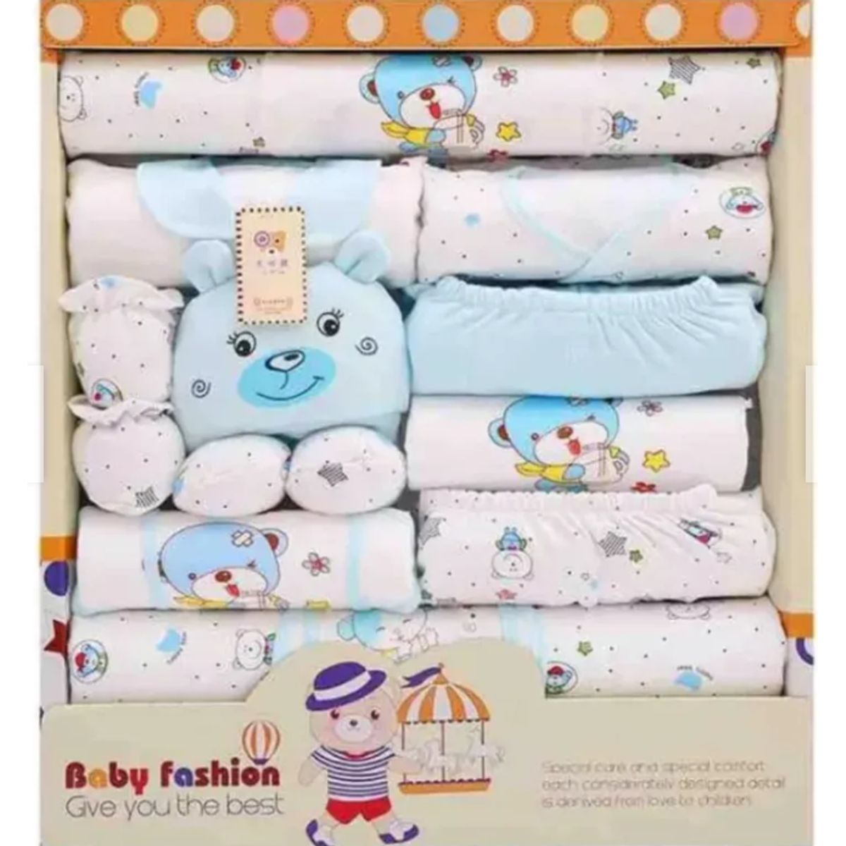 GENERICO - Ajuar Ropa Bebe Recién Nacido De 0 A 3 Meses Pack 18 Piezas