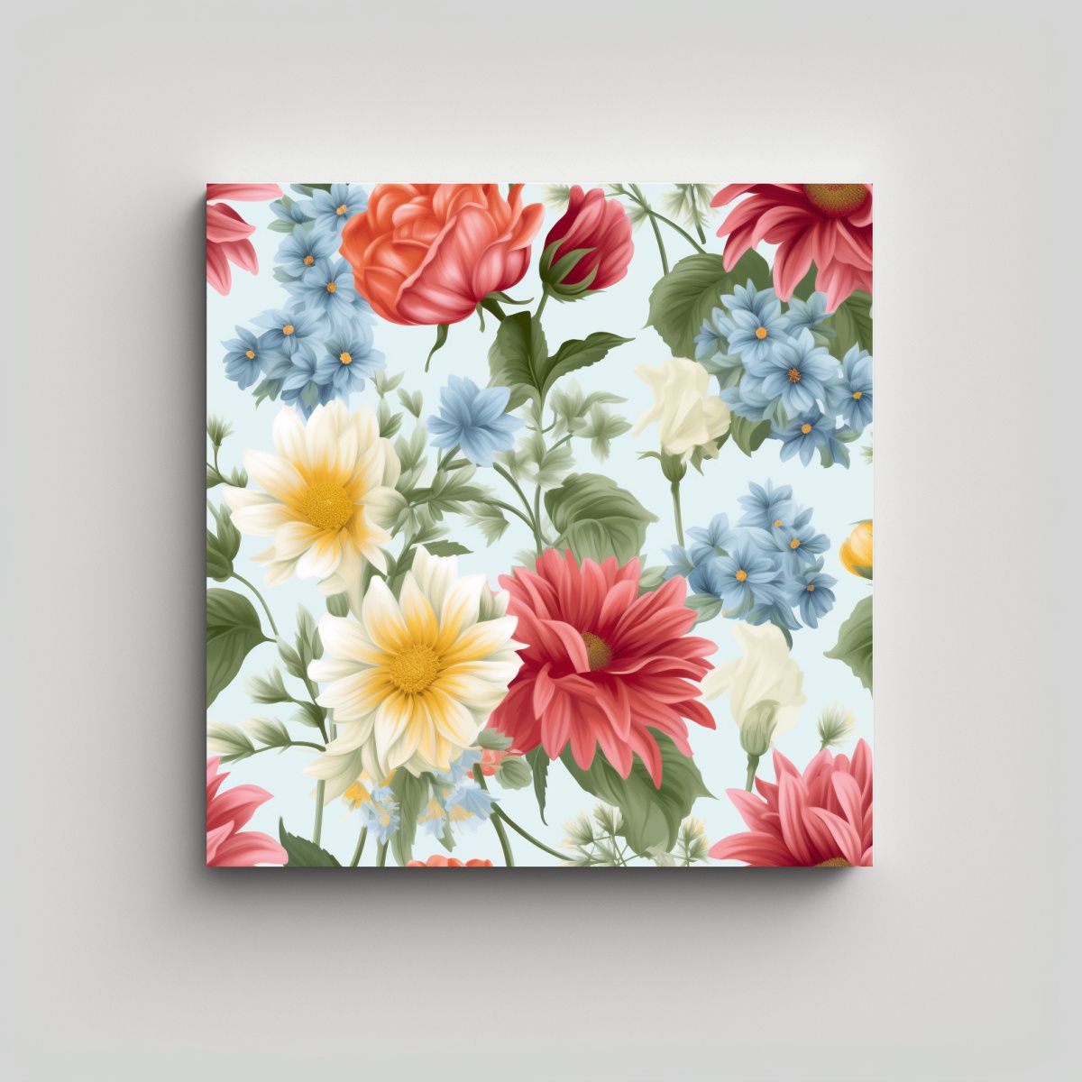 GENERICO - Cuadros De Flores Realistas Y Naturaleza En 90x90 Cm.