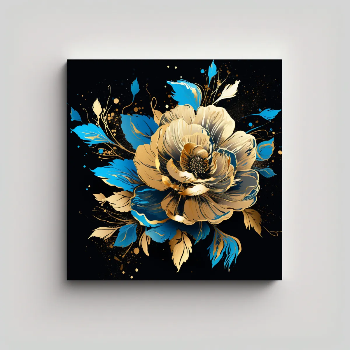 GENERICO - Cuadro Estilo Galería En Lienzo Con Ambiente 80x80 Cm.