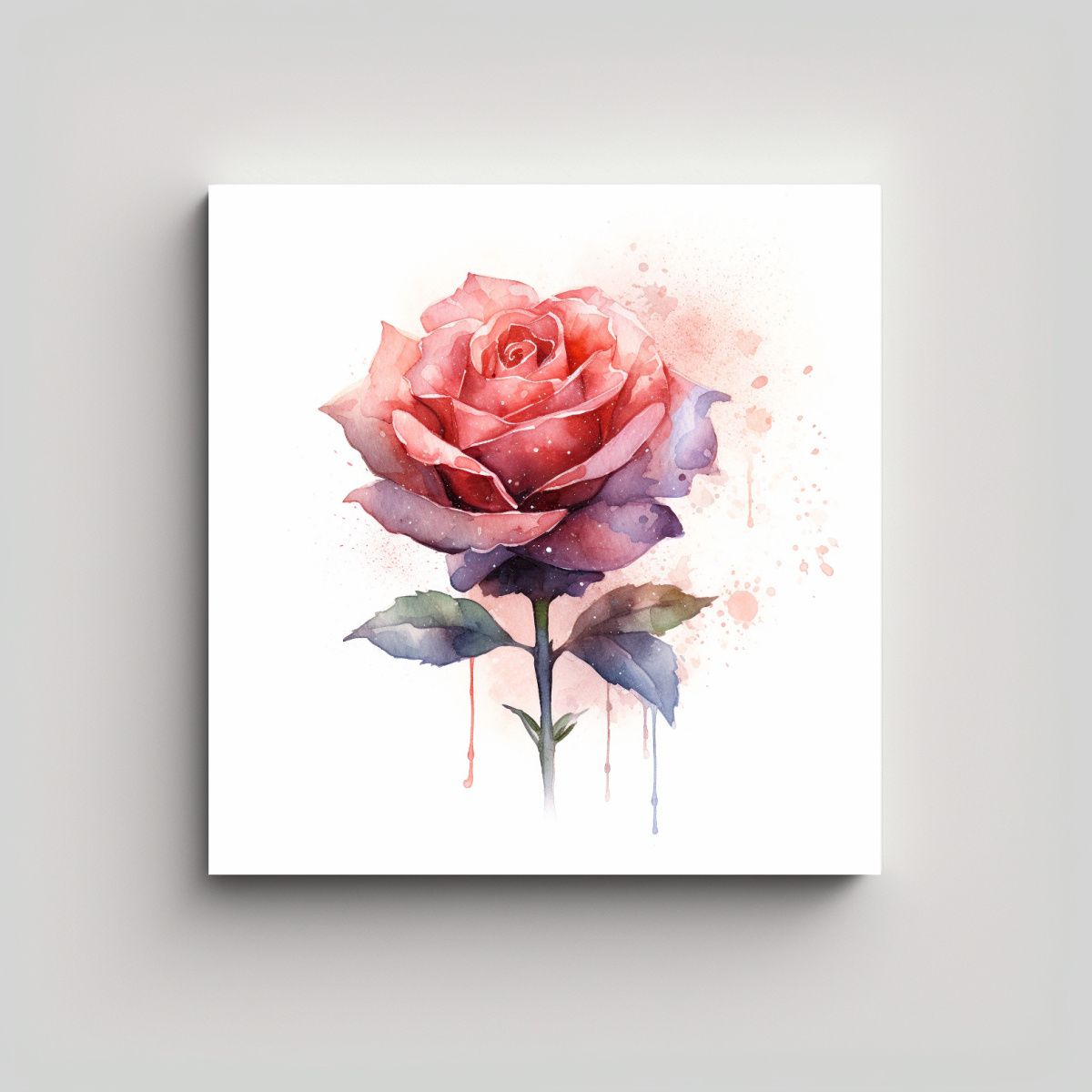 GENERICO - Composición Crypto Lane Cuadro Sublimado Estilo 80x80 Cm